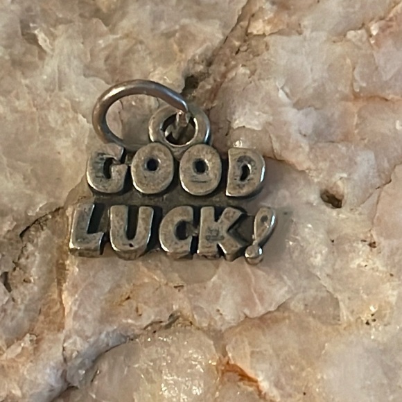 Sterling Silver Good Luck Charm - Picture 1 of 7
